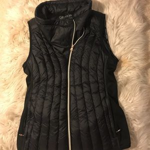 Calvin Klein Cowl Neck Down Vest